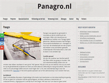 Tablet Screenshot of panagro.nl
